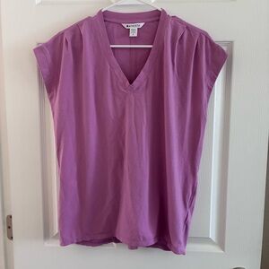 Athleta Outbound Twist Tee, Size Small, Purple/Pink